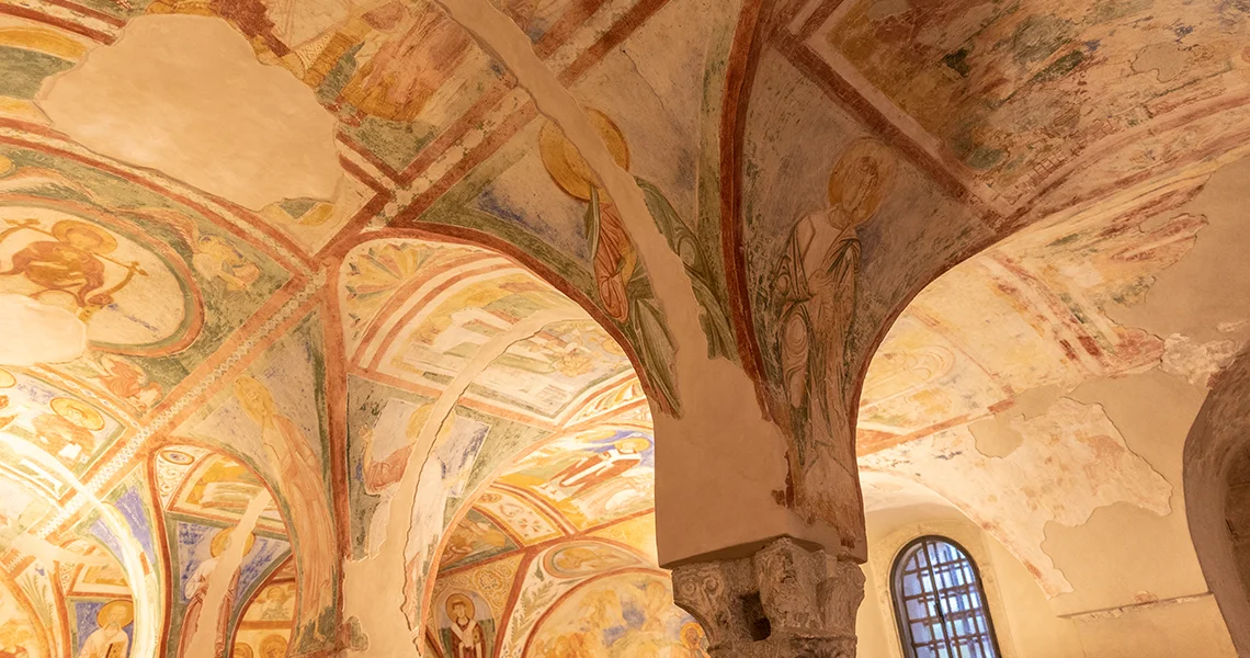 aquileia basilica affeschi cripta