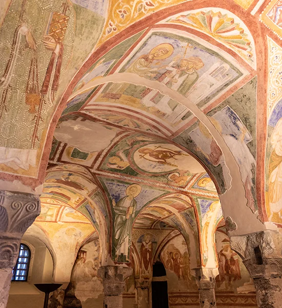aquileia affreschi cripta basilica